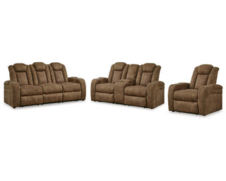 Wolfridge Power Reclining Sofa, Loveseat and Recliner