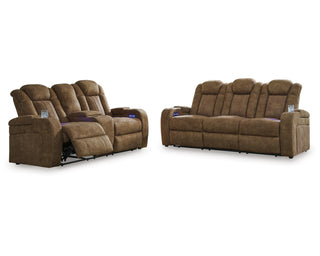 Wolfridge Power Reclining Sofa and Loveseat