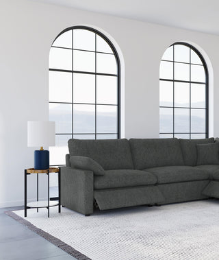 Collins Modular Power Armless Recliner Dark Grey