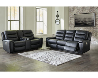 Warlin Power Reclining Sofa and Loveseat