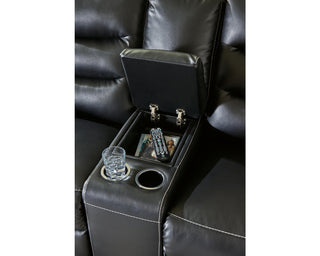 Warlin Power Reclining Loveseat with Console