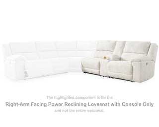 Keensburg Right-Arm Facing Power Reclining Loveseat with Console