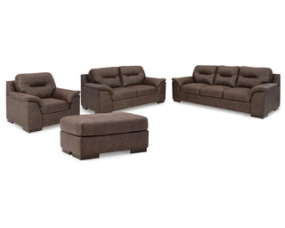 Maderla Sofa, Loveseat, Chair and Ottoman
