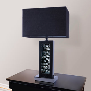 MONICA LAMP BLACK NICKEL-LED ACCENT