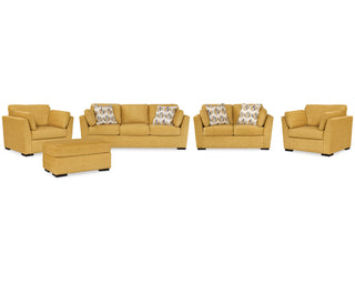 Keerwick Sofa, Loveseat, Ottoman and 2 Chairs