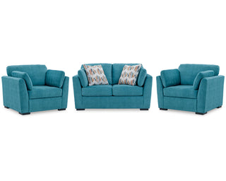 Keerwick Loveseat and 2 Oversized Chairs