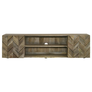 Keese 2-door Wood 70-inch TV Stand Media Console Mango Brown