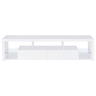 Jude 3-piece 71-inch TV Entertainment Center White High Gloss