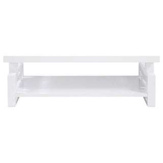 Schmitt 3-piece Coffee and End Table Set White High Gloss