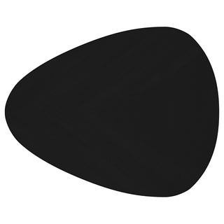 Odessa Triangular Solid Wood Coffee Table Black