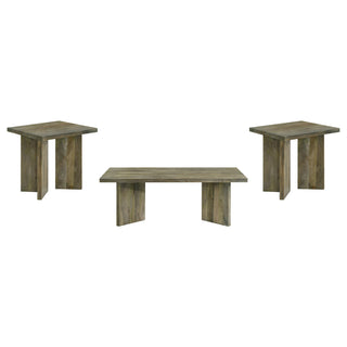 Andando 3-piece Coffee and End Table Set Mango Brown