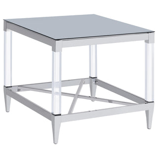 Lindley 3-piece Square Coffee and End Table Set Chrome