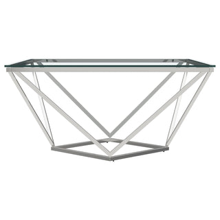 Brittania 3-piece Square Coffee and End Table Set Nickel