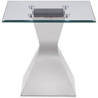 Jenny 3-piece Rectangular Coffee and End Table Set Chrome