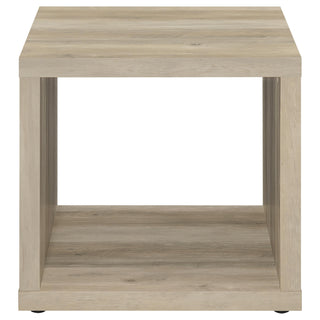 Frisco 2-piece Coffee and End Table Set Distressed Pine