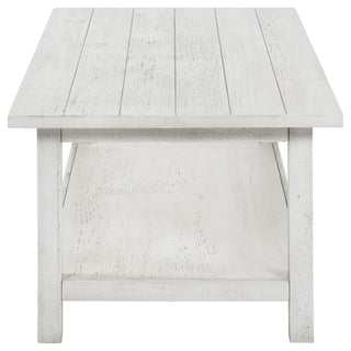 Payne 3-piece Coffee and End Table Set Distressed White