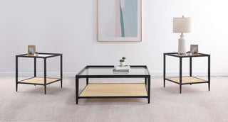 Amherst 3-piece Coffee and End Table Set Black
