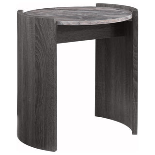 Gladstone 3-piece Coffee and End Table Set Distressed Grey