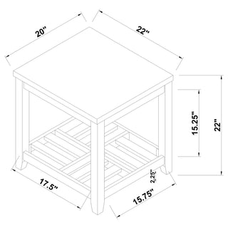 Cliffview 2-piece Lift Top Coffee and End Table Set Grey