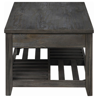 Cliffview Rectangular Wood Lift Top Coffee Table Grey