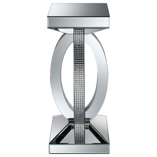 Amalia 3-piece Mirrored Coffee and End Table Set Silver
