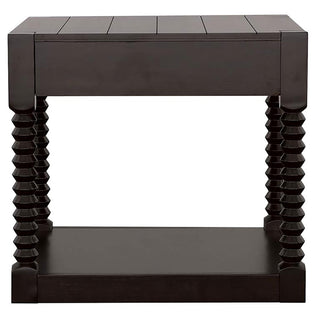 Meredith 1-drawer Rectangular Side End Table Coffee Bean