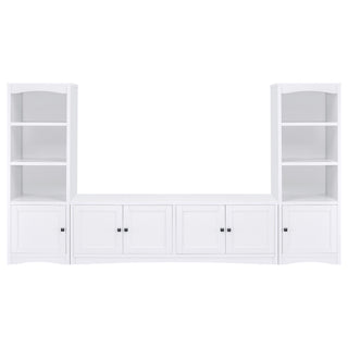 Laughlin 3-piece Entertainment Center TV Stand White