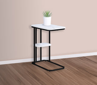 IDA FAUX MARBLE CHAIRSIDE TABLE