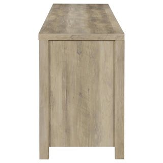 Madra 2-door Engineered Wood 79-inch TV Stand Distressed Pine