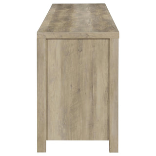 Madra 2-door Engineered Wood 79-inch TV Stand Distressed Pine