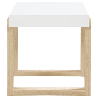 Pala 3-piece Coffee and End Table Set White High Gloss