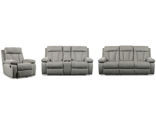 Mitchiner Reclining Sofa and Loveseat with 2 Recliners