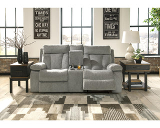 Mitchiner Reclining Loveseat with Console