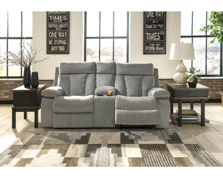 Mitchiner Reclining Loveseat with Console