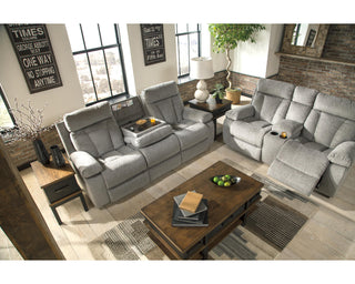 Mitchiner Reclining Loveseat with Console