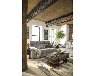 Mitchiner Reclining Sofa with Drop Down Table