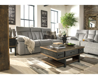 Mitchiner Reclining Loveseat with Console