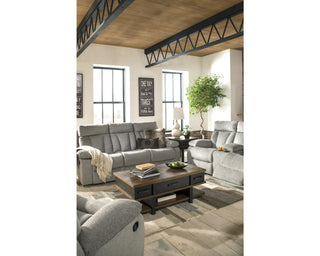 Mitchiner Reclining Sofa with Drop Down Table