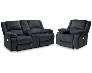Draycoll Power Reclining Loveseat and Power Recliner