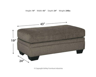 Dorsten Chair and Ottoman