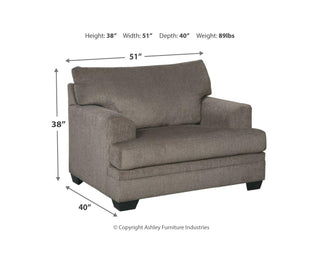 Dorsten Chair and Ottoman