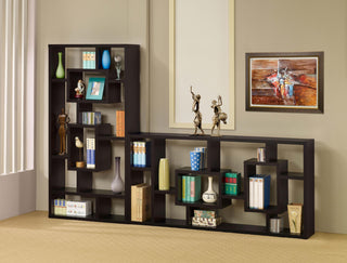 Corey 71-inch 8-shelf Bookshelf Cappuccino