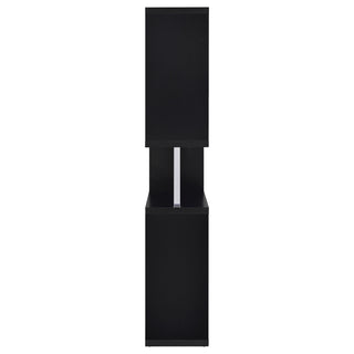 Hoover 63-inch 5-shelf Bookshelf Black
