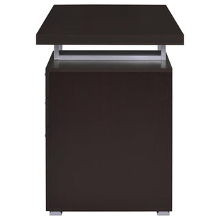 Brennan 47-inch 3-drawer Office Computer Desk Cappuccino