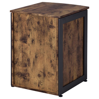 Estrella 3-drawer Home Office File Cabinet Rustic Nutmeg