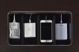 Halston 47-inch 2-drawer Office Desk with Cabinet Cappuccino