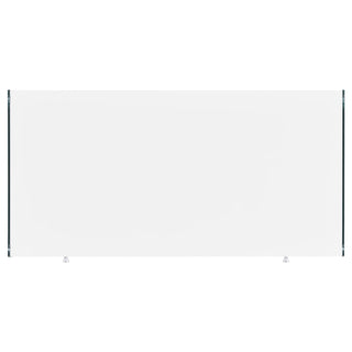 Dobrev 48-inch 2-drawer Writing Desk White High Gloss