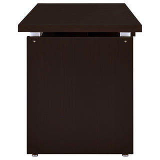 Skylar 55-inch Computer Desk with Keyboard Drawer Cappuccino