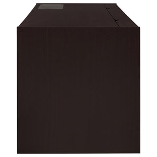 Halston 60-inch 3-drawer Office Computer Desk Cappuccino