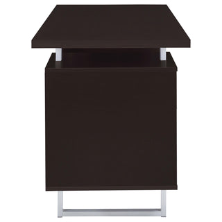 Lawtey 60-inch 2-drawer Office Computer Desk Cappuccino